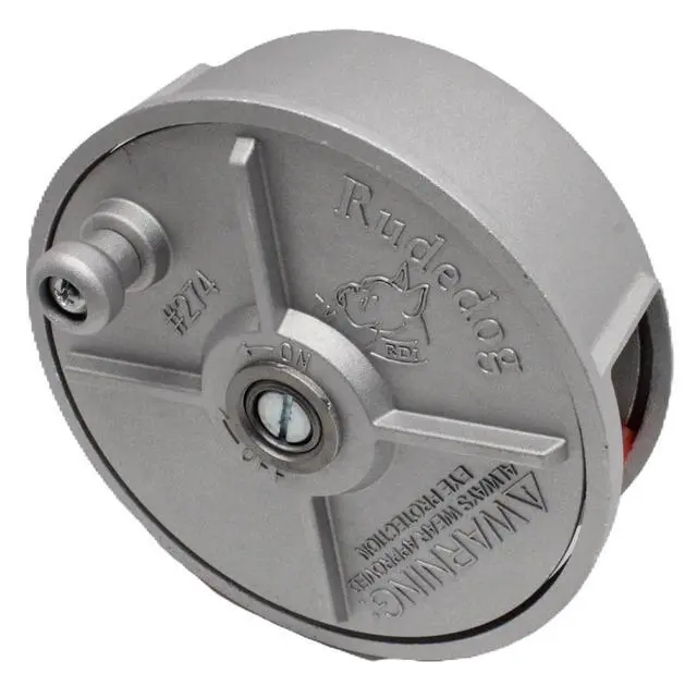 Alt view image 3 of 6 - Rudedog #274 Rodbuster Aluminum Tie Wire Reel, Lightweight, Ambidextrous, 12-18 Gauge Tie Wire Coil, Smooth Action Ironworker Tool