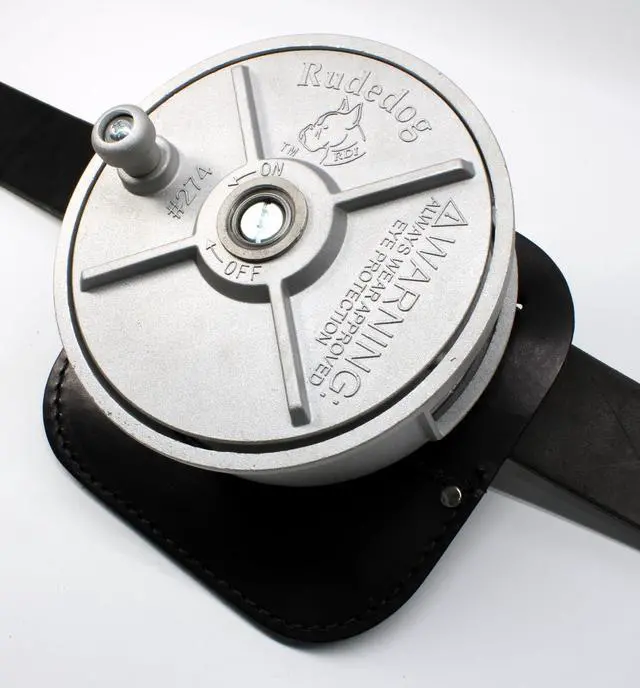 Alt view image 5 of 6 - Rudedog #274 Rodbuster Aluminum Tie Wire Reel, Lightweight, Ambidextrous, 12-18 Gauge Tie Wire Coil, Smooth Action Ironworker Tool