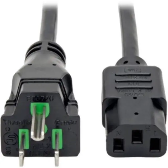 Main image of Hospital-Grade Computer Power Cord, 15A, 14 AWG (NEMA 5-15P to IEC-320-C13), 25 ft. (P006-025-HG15)