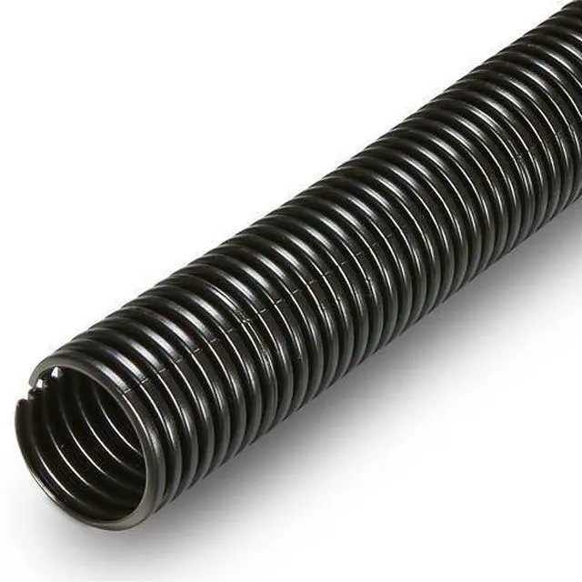 Main image of 2" Black Convoluted Nylon Sleeving - (5 ft.)