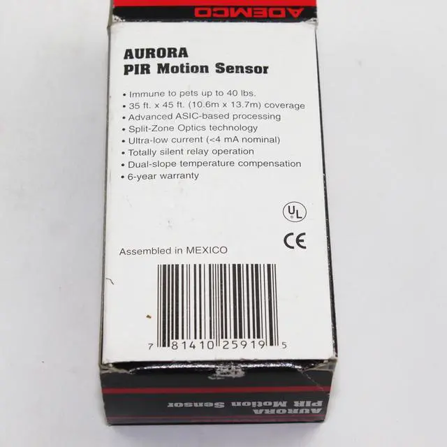 Alt view image 3 of 3 - AURORA Pir Motion Sensor