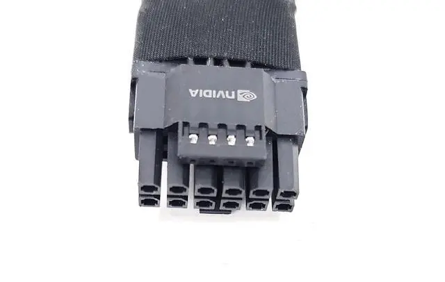 Alt view image 3 of 7 - 12VHPWR Power Adapter Cable for Nvidia RTX 4090 4080 H100 1x Male 12pin 4X Female 8Pin
