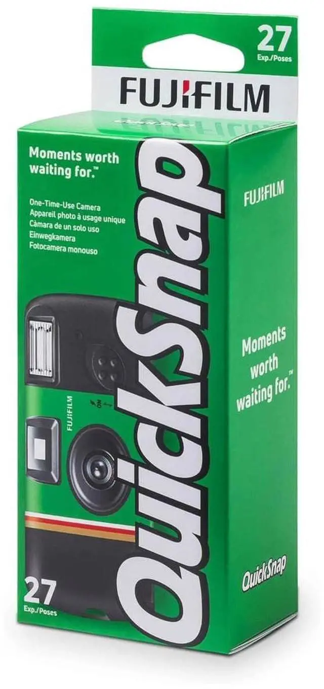 Main image of QuickSnap Flash 400 35mm Single-Use Disposable Camera with Flash, 27 Exposures, 5 Boxes