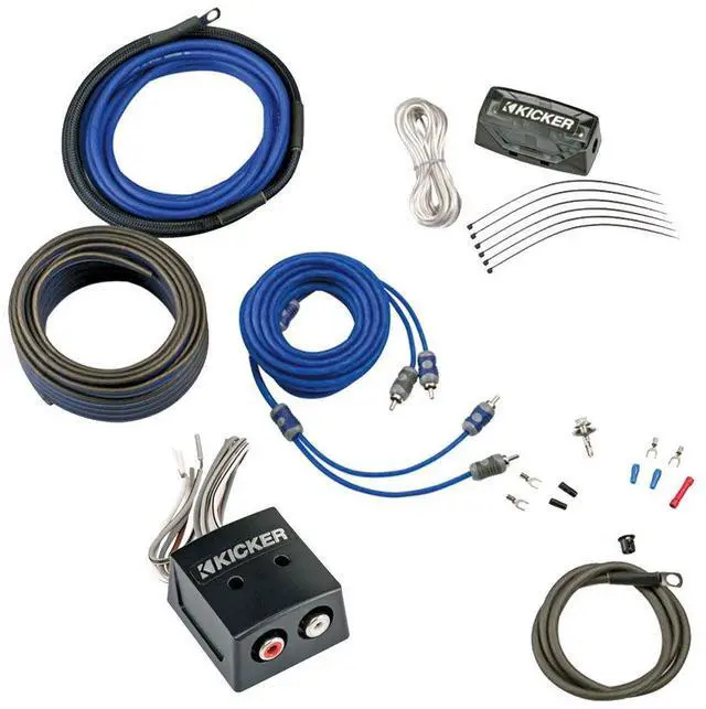 Main image of CK8 8-Gauge Amplifier Kit with KISLOC Bundle | 8-gauge amplifier kit with KISLOC line output converter for factory radio integration