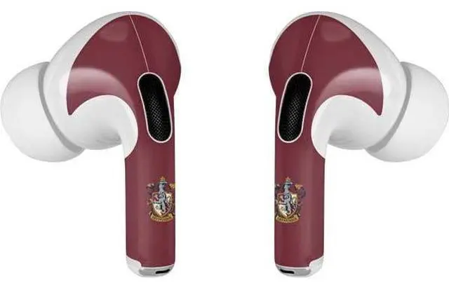 Alt view image 3 of 4 - Decal Audio Skin Compatible with Apple AirPods Pro - Officially Licensed Wizarding World Harry Potter Gryffindor House Crest Design