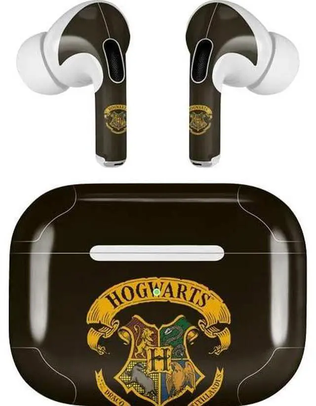 Main image of Decal Audio Skin Compatible with Apple AirPods Pro - Officially Licensed Wizarding World Harry Potter Hogwarts Houses Crest Design