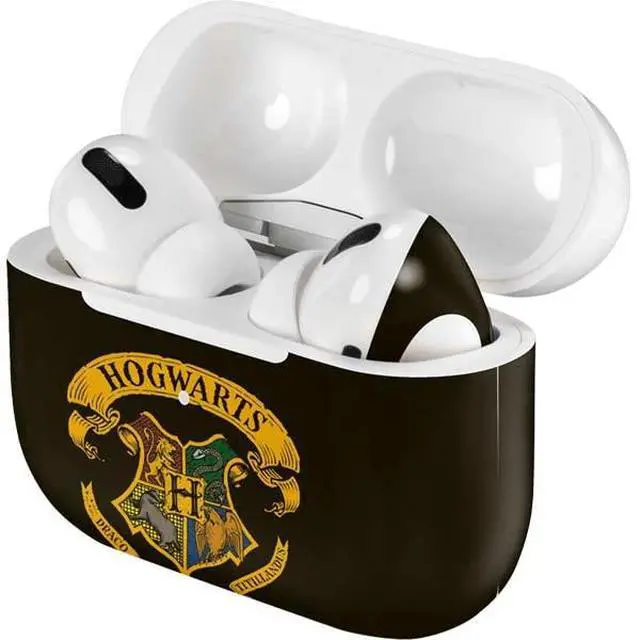 Alt view image 4 of 4 - Decal Audio Skin Compatible with Apple AirPods Pro - Officially Licensed Wizarding World Harry Potter Hogwarts Houses Crest Design