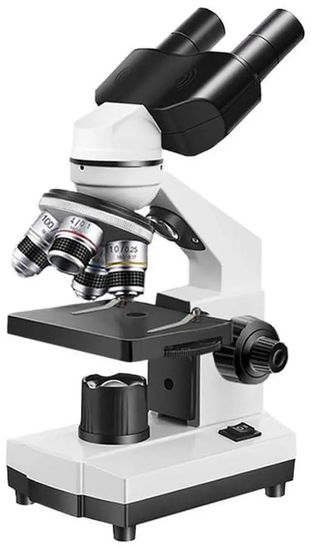 Main image of Binocular Compound Microscope for Adults & Students, 40X-5000X Magnification with Dual Upper and Lower LED Lights, Ideal for Laboratory, Classroom, and Home Teaching