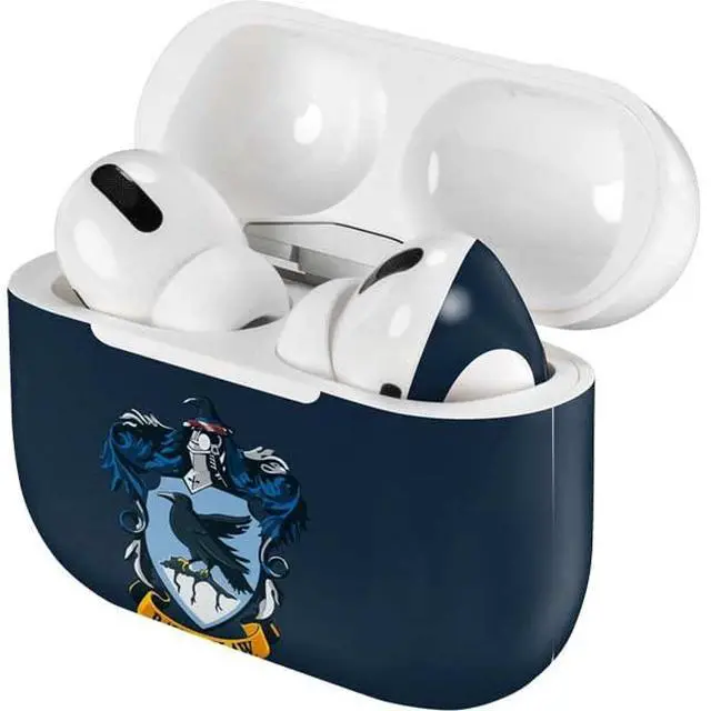 Alt view image 4 of 4 - Decal Audio Skin Compatible with Apple AirPods Pro - Officially Licensed Wizarding World Harry Potter Ravenclaw House Crest Design