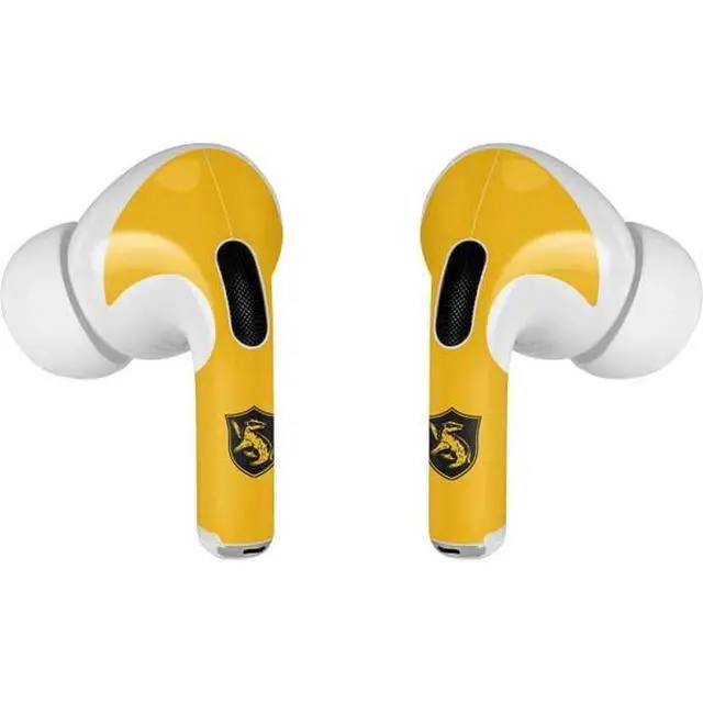 Alt view image 3 of 4 - Decal Audio Skin Compatible with Apple AirPods Pro - Officially Licensed Wizarding Worlds Harry Potter Hufflepuff Illustration Design