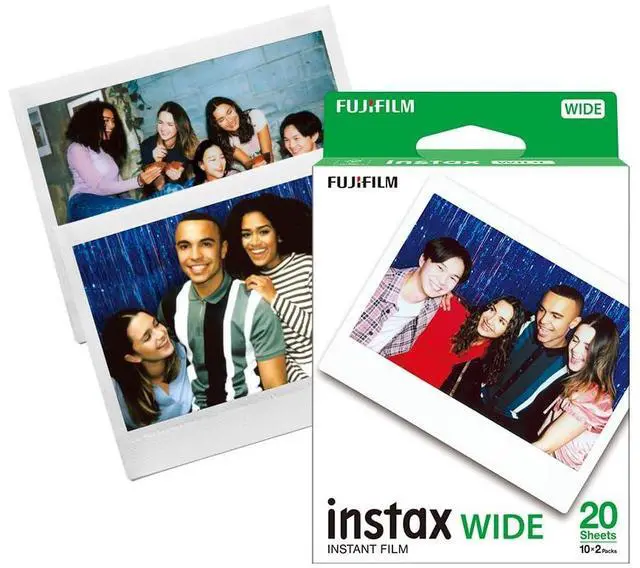 Main image of Instax Wide Instant Film, 2-Pack (White)