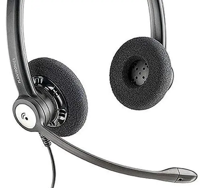 Main image of Blackwire 3300 Series 3320 Spare Ear Pads by | Premium Foam Earpads Cushion Compatible with Plantronics Blackwire 3310 and Blackwire 3320 USB Headsets (10 Pair)