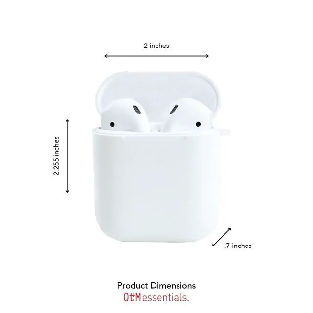 Alt view image 6 of 7 - AirPods Case, University of Cincinnati AirPods Pro (Gen 1 & 2) / White (TPU)