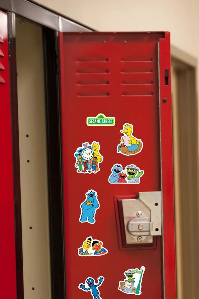 Alt view image 6 of 6 - Sesame Street Vintage 1969 100 Vinyl Stickers Waterproof Die-Cut Decals Car