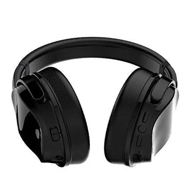 Alt view image 5 of 5 - HUM 1000 Wireless Bluetooth Headphones with Active Noise Cancelling, Black, 9 x 3 x 7 inches