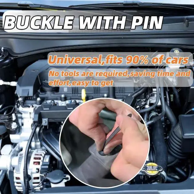 Alt view image 5 of 5 - Heavy Duty Nylon Universal Cable Tie Buckle, 2026 Upgraded Black Self-Locking Zip Ties Fastener for Car Repair, Home, Office, Garden, Workshop, Indoor and Outdoor Use (T-Buckle 200Pcs)
