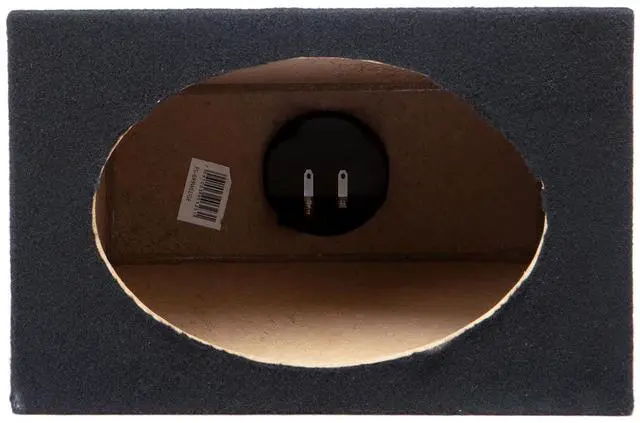 Alt view image 3 of 7 - 6x9 Speaker Box Pair Sealed Unloaded 6" x 9" Car Enclosure Set - ASC | Twin empty 6x9 inch audio boxes for coaxial drivers, behind truck seats or on rear decks, durable build for daily use