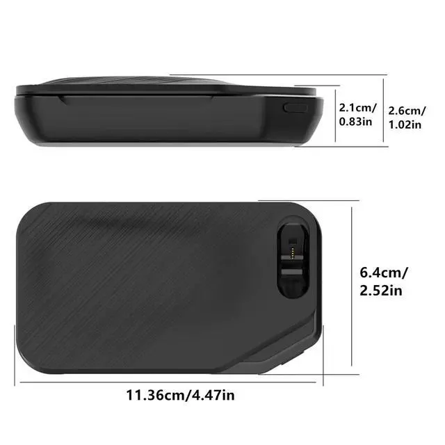 Alt view image 2 of 7 - Power Charging Case for Plantronics Voyager 5200/5210 Headset