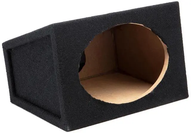 Alt view image 4 of 7 - 6x9 Speaker Box Pair Sealed Unloaded 6" x 9" Car Enclosure Set - ASC | Twin empty 6x9 inch audio boxes for coaxial drivers, behind truck seats or on rear decks, durable build for daily use