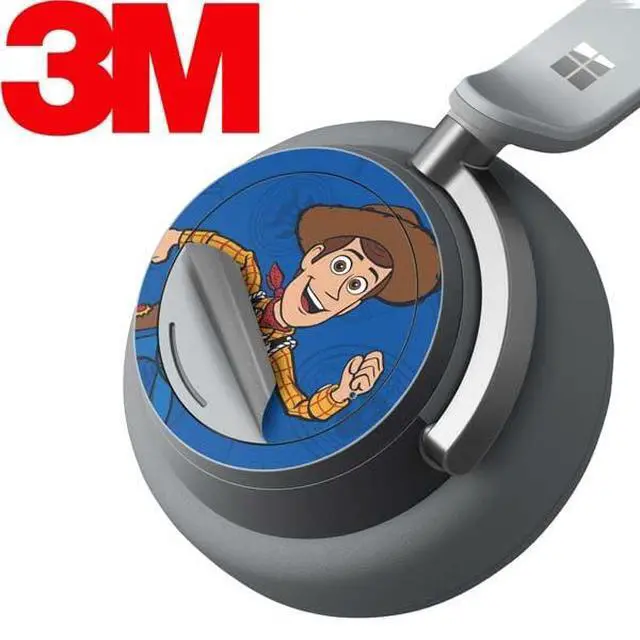 Alt view image 3 of 4 - Decal Audio Skin Compatible with Surface Headphones - Officially Licensed Disney Toy Story Sheriff Woody Design