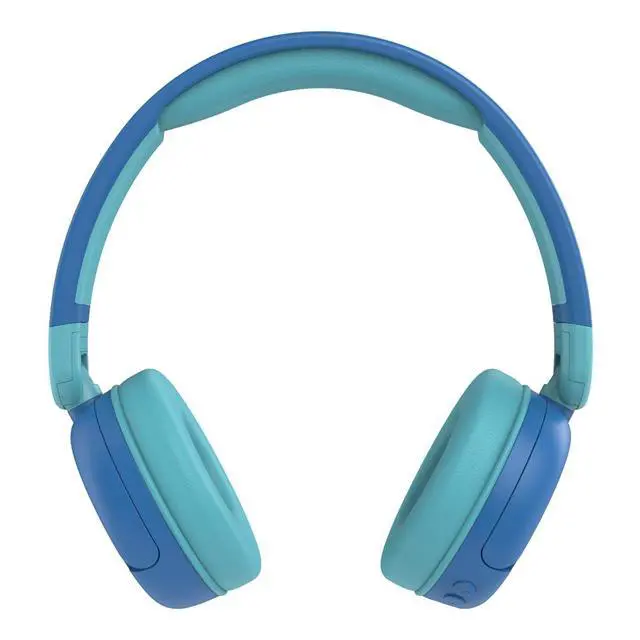 Alt view image 3 of 7 - Cubitt Kids Bluetooth Headphones Wireless with Microphone Blue | Volume Limited Hearing Protection, Study Mode, AUX Cord, 24H Playtime, Bluetooth 5.3 for iPad, Tablet, Smartphone & PC