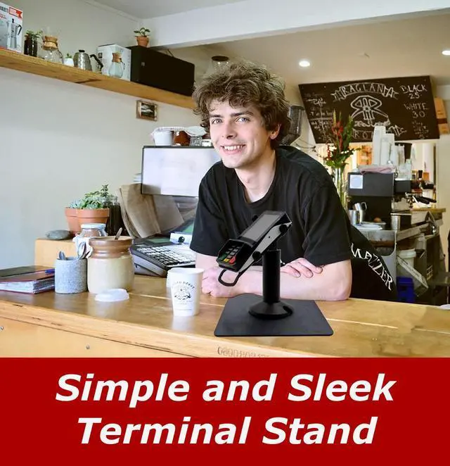 Alt view image 5 of 6 - Pax A35 Freestanding Swivel and Tilt Stand with Square Plate