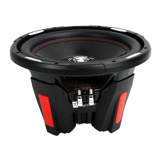 Alt view image 4 of 7 - Phantom 12 in Subwoofer Speaker, 2300W, 4 Ohm, P126DVC | Dual Copper Voice Coil, Poly Injection Cone, Rubber Surround, Stamped Steel Basket, 1150W RMS, Sealed or Ported Box Ready