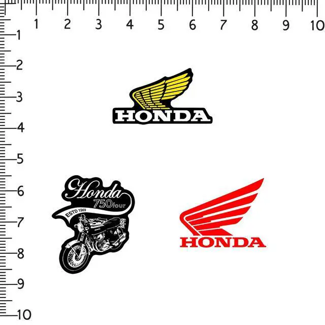Alt view image 2 of 6 - Honda Powersports 200 Vinyl Stickers Waterproof Die-Cut Decals Laptop Car