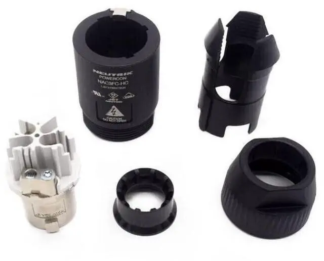 Alt view image 4 of 6 - (2) Two Genuine NEUTRIK NAC3FC-HC PowerCON AC Power Connector 32 Amp Heavy Duty
