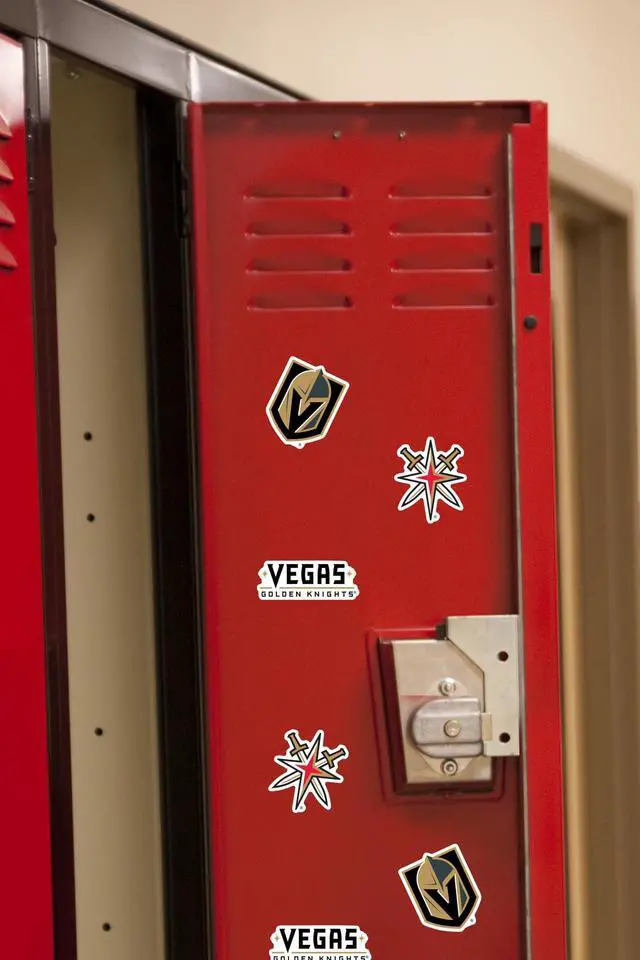 Alt view image 4 of 6 - NHL Vegas Golden Knights Logo 150 Vinyl Stickers Waterproof Die-Cut Decals