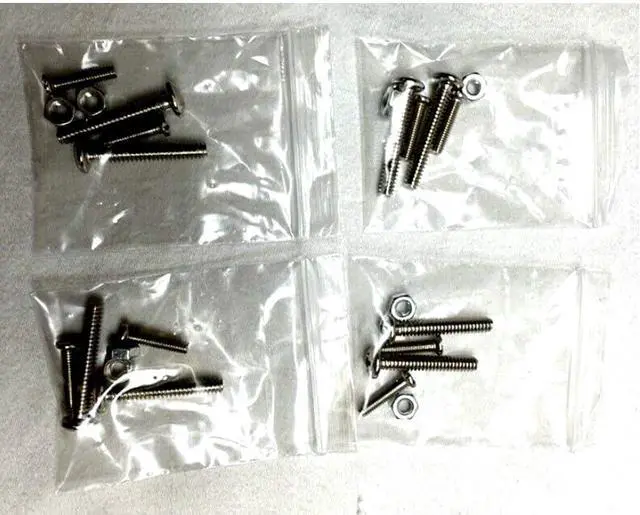 Alt view image 5 of 5 - (4) Four Double Gang Blank Wall Plate for Four XLR Male or Female Panel Mount D Type BLACK Steel