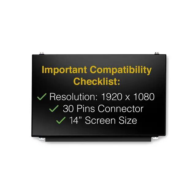 Alt view image 3 of 7 - Replacement Screen for Dell Latitude E6440 30 Pins FHD 1920x1080 | Matte, LCD LED Display, Tools Included