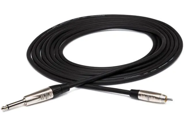 Main image of HPR-003 Pro Unbalanced Interconnect, REAN 1/4" TS to RCA, 3 Feet