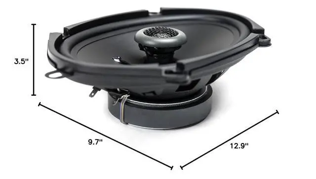 Alt view image 4 of 4 - Maxxsonics FKB168 Formula 5x7/6x8 Inch 2 Way Coaxial Car Audio Speakers