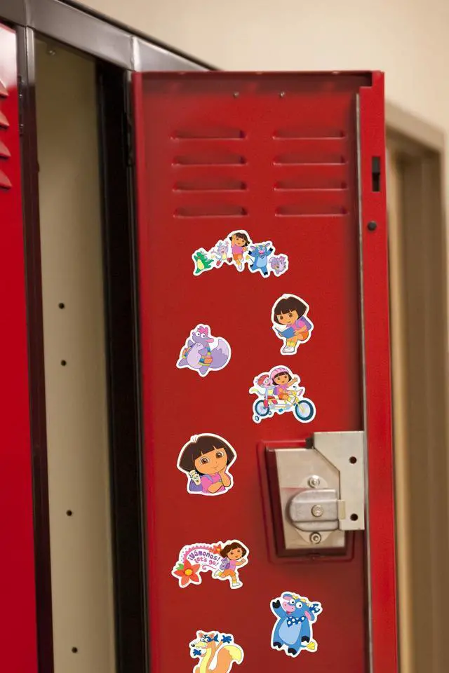 Alt view image 6 of 6 - Dora the Explorer 200 Vinyl Stickers Waterproof Die-Cut Decals Laptop Car