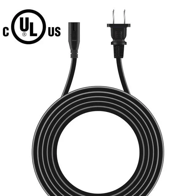 Alt view image 2 of 5 - UL Listed 6ft 2-Prong AC Power Cable Charging Cord Compatible with Ikarao Break X1 BreakX1 All-in-One Portable Karaoke Machine Cable