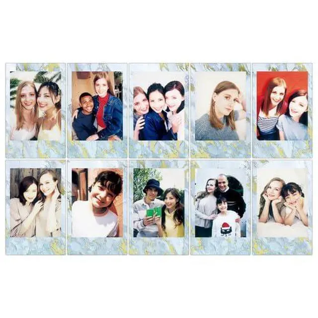 Alt view image 6 of 7 - Instax Mini Film Variety Pack 5 Unique Styles for Instax Cameras + Bonus Sunshine Photo Microfiber Cleaning Cloth (Variety Colors - 10 Sheets Each)
