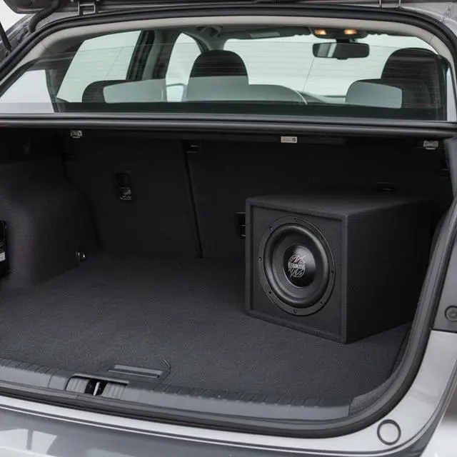 Alt view image 5 of 7 - Maxxlink by MBXP-112 12 Inch Single Ported Subwoofer Enclosure, Universal Fit Sub Box with UV Treated Carpet for in-Car Audio Systems, Black