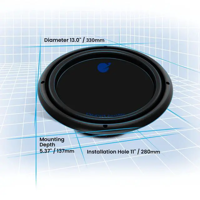 Alt view image 5 of 6 - AC12D Anarchy Series 12 Inch Car Subwoofer - 1800 Watts Max, Dual 4 Ohm Voice Coil, Sold Individually