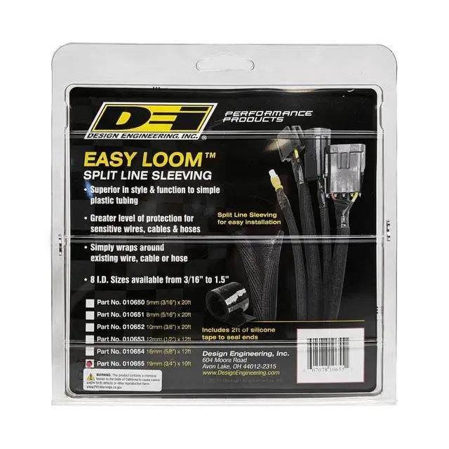 Alt view image 2 of 7 - 010655 Easy Loom 3/4" (19mm) x 10' Split Sleeve Wire and Hose Protection