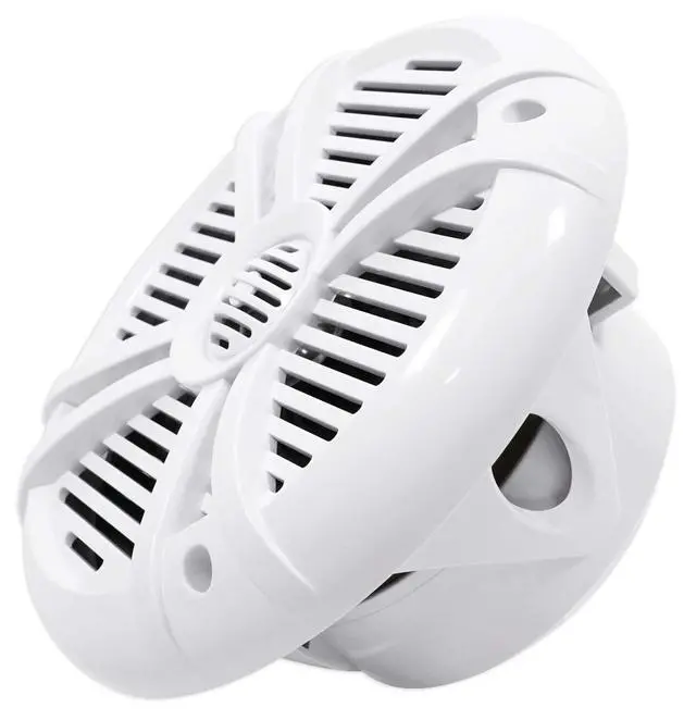 Alt view image 7 of 7 - RMSTS80W 8" 2-Way Waterproof Marine Boat Speakers, White, Pair | 1000W Peak/125W RMS, 4 Ohm, PEI Dome Tweeter, Polypropylene Cone, UV Resistant, Rustproof, Includes 16.4ft Speaker Wire