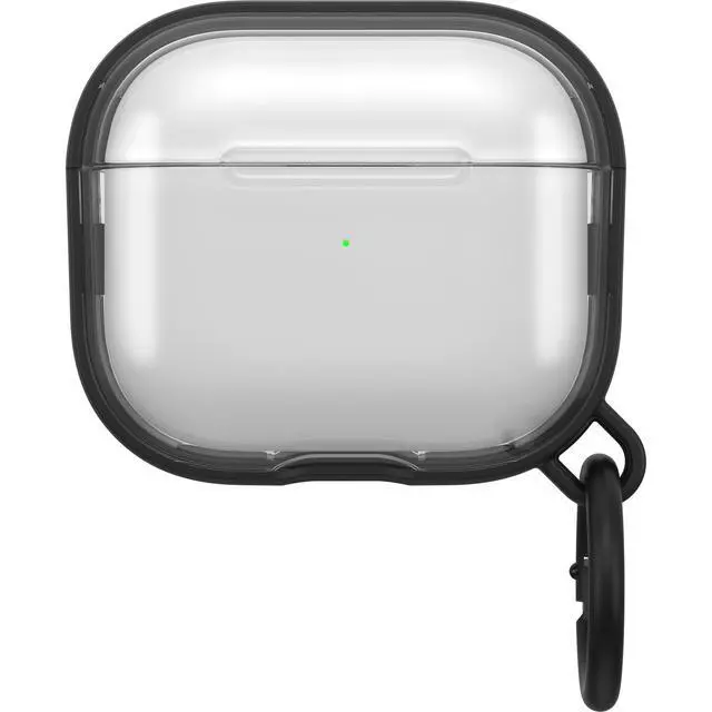 Alt view image 2 of 6 - Clear Case for AirPods Pro (1st Gen), Carabiner Included | Clear Design, Drop Protection, Scratch & Scuff Resistant, Ultra-Slim Profile, Carabiner Included