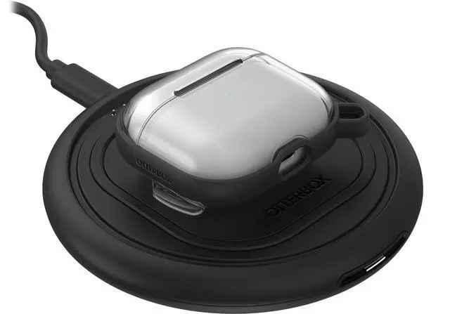 Alt view image 5 of 6 - Clear Case for AirPods Pro (1st Gen), Carabiner Included | Clear Design, Drop Protection, Scratch & Scuff Resistant, Ultra-Slim Profile, Carabiner Included