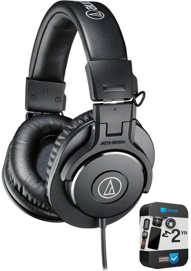 Main image of ATH-M30X Professional Headphones Bundle with 2 YR CPS Enhanced Protection Pack