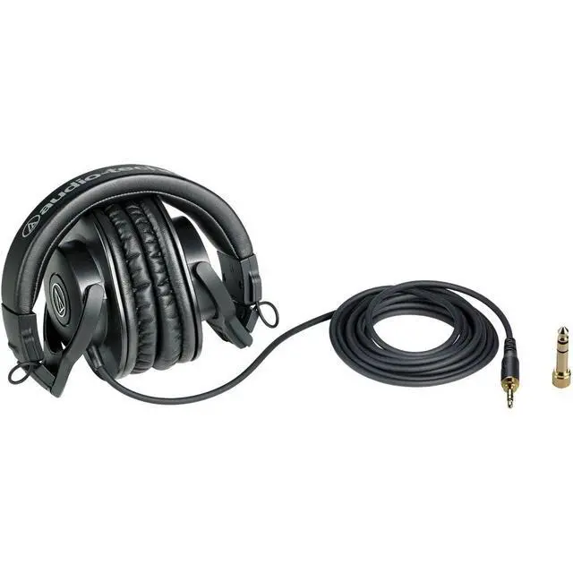 Alt view image 5 of 7 - ATH-M30X Professional Headphones Bundle with 2 YR CPS Enhanced Protection Pack