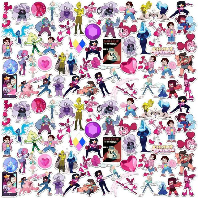Main image of Steven Universe: The Movie 150 Vinyl Stickers Waterproof Die-Cut Decals Car