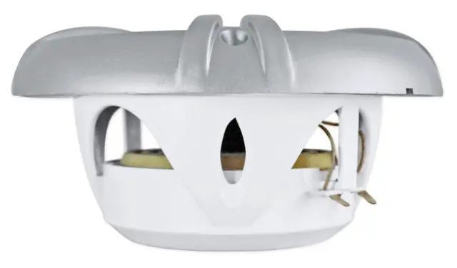 Alt view image 3 of 7 - RMSTS65S Pair 800W 6.5" Marine Boat Speakers Silver 4 Ohm, Waterproof, PEI Dome Tweeter, High Power Handling, for Boats and Outdoor Use