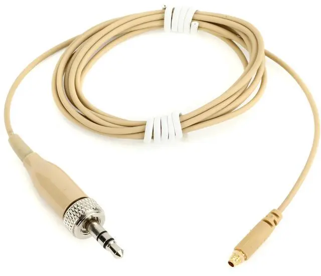 Alt view image 2 of 4 - CBL3SEN Headset Replacement Cable with 3.5mm Connector for Sennheiser Wireless - Beige