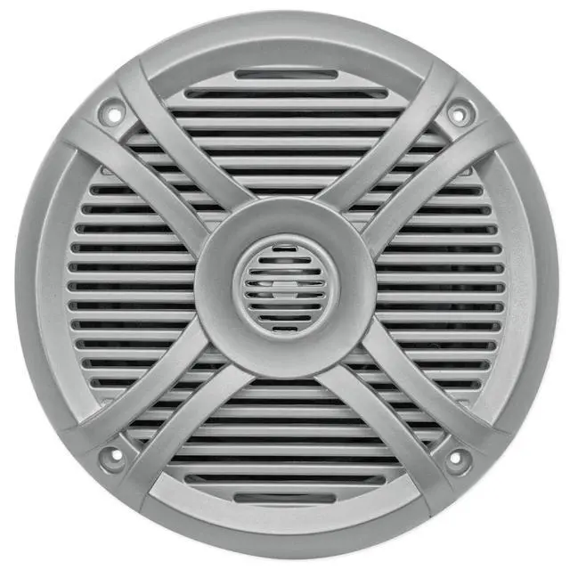 Alt view image 7 of 7 - RMSTS65S Pair 800W 6.5" Marine Boat Speakers Silver 4 Ohm, Waterproof, PEI Dome Tweeter, High Power Handling, for Boats and Outdoor Use
