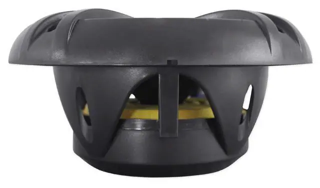 Alt view image 4 of 6 - RMSTS65B 6.5" Black 2-Way Waterproof Marine Boat Speakers, Pair | 800W Peak / 100W RMS Each, Swivel Tweeter, UV Treated, Stainless Steel Terminals, 4 Ohm, 91dB, Includes Speaker Wire